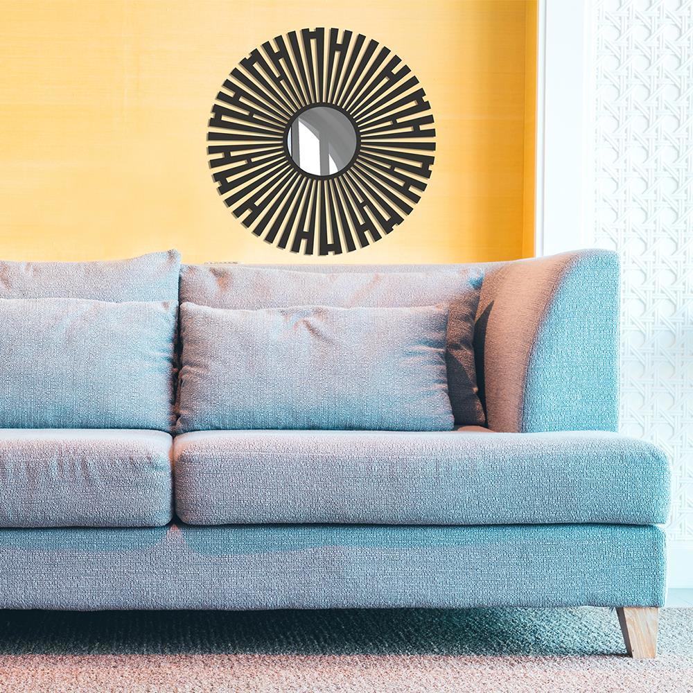 Dekorister Shine Dekoratif Metal Aynalı Duvar Tablo