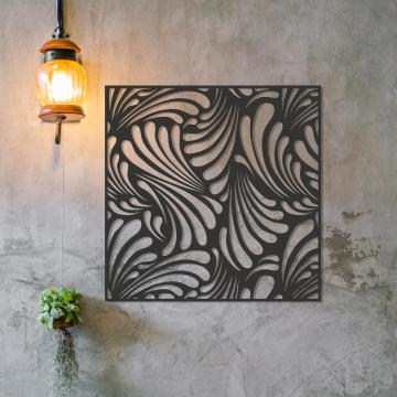 Dekorister Wave Dekoratif Metal Duvar Tablo