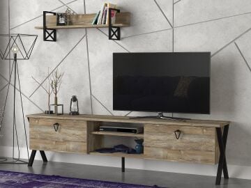 Zeth Demir Ayak Tv Ünitesi Patik