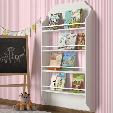 Montessori Kitaplık Beyaz