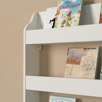 Drama Montessori Kitaplık Beyaz