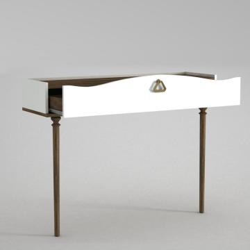 Dekorister Exclusive Melinda Dresuar Beyaz-Ceviz