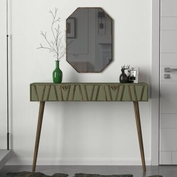 Forest Aynalı Dresuar Ceviz - Sardunya