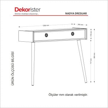 Nadya Dresuar Beyaz-Ceviz