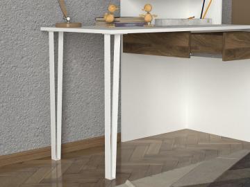 Dekorister Exclusive Punto Çalışma Masası Beyaz-Ceviz