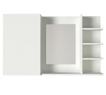 Dekorister Eva Banyo Üst Dolabı Aynalı Beyaz
