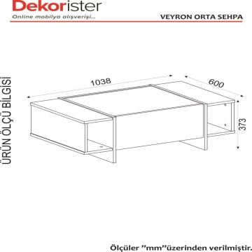 Veyron Orta Sehpa Rebab-Mermer