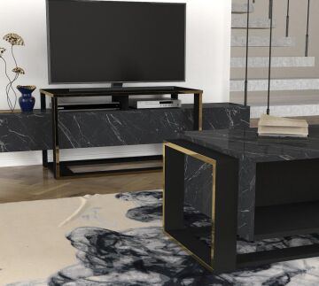 Bianco Orta Sehpa Mermer