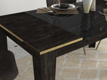 Dekorister Exclusive Veyron Yemek Masası Rebab-Mermer