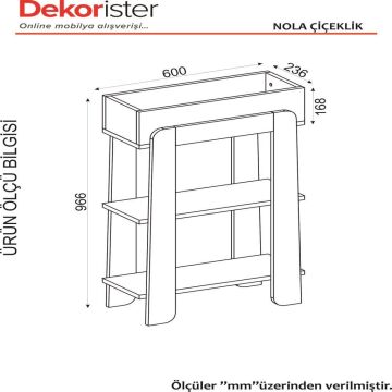 Nola Çiçeklik Beyaz-Sardunya