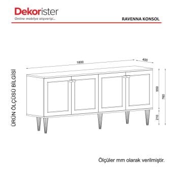 Ravenna Konsol Beyaz-Mermer