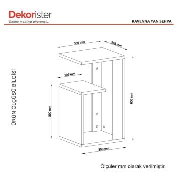 Dekorister Ravenna Koltuk Yan Sehpa Beyaz-Mermer