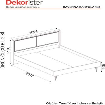 Ravenna Çift Kişilik Karyola - 160-200