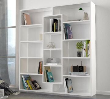 Ample Kitaplık Beyaz