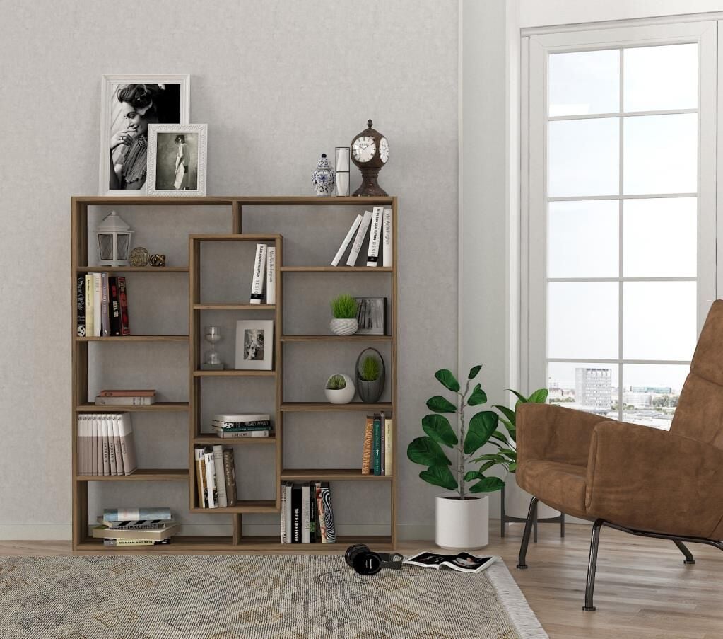 Ample Kitaplık Ceviz