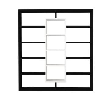 Ample Kitaplık Siyah-Beyaz