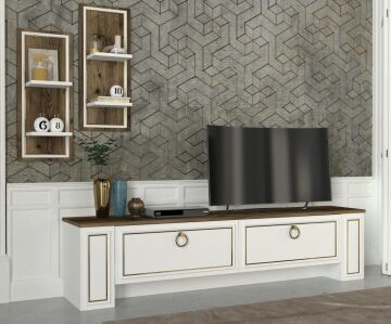 Sansa Tv Ünitesi Beyaz-Lidya