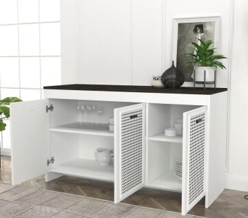 Done Konsol Beyaz-Rebab - 120 cm