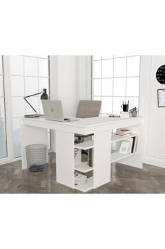 Stylo Çalışma Masası Beyaz