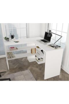 Dorpek Stylo Çalışma Masası Beyaz