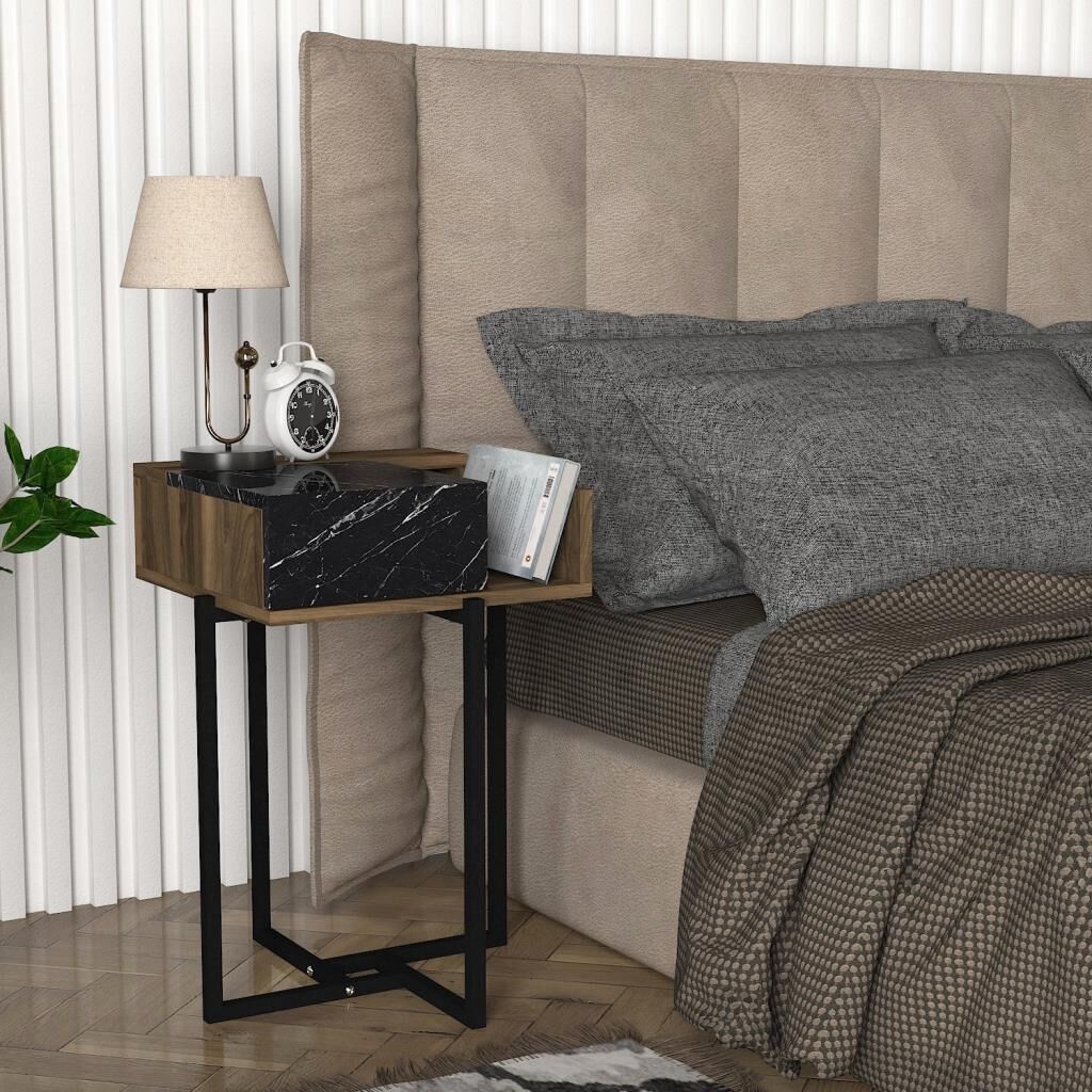 Lava Komodin Ceviz-Mermer