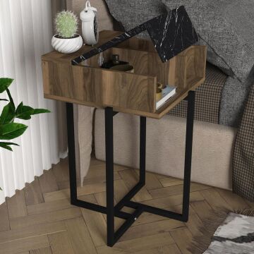 Lava Komodin Ceviz-Mermer