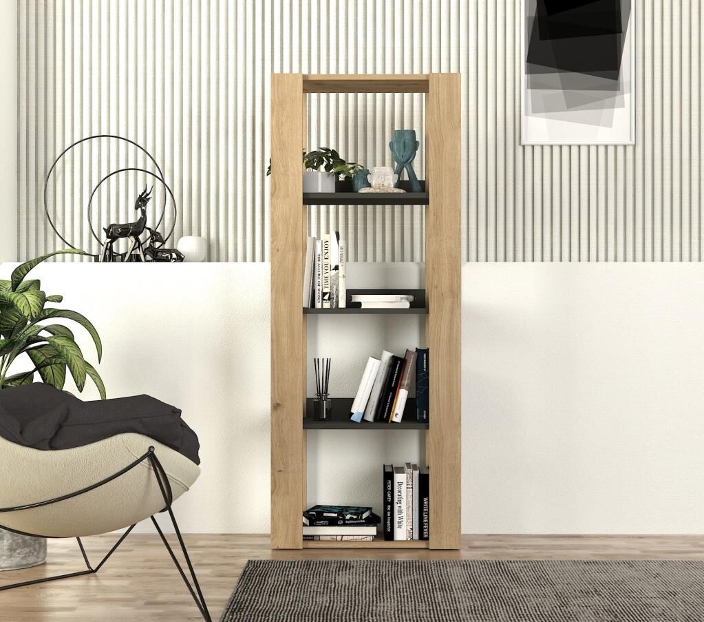 Raun Kitaplık Sepet - Antrasit