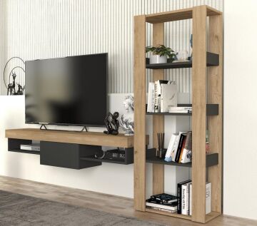 Raun Kitaplık Sepet - Antrasit