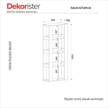 Raun Kitaplık Sepet - Antrasit