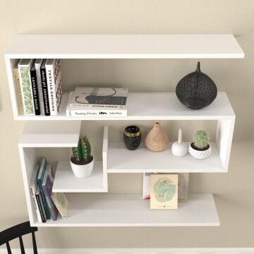 Confier Duvar Rafı Beyaz