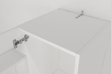 Odeon 1 Kapaklı Çok Amaçlı Mutfak Kiler Banyo Dolabı Beyaz