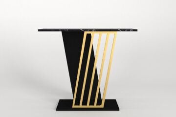 Dekorister Gravity Dresuar Siyah - Mermer