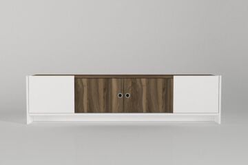 Bonnel Tv Sehpası Beyaz - Ceviz