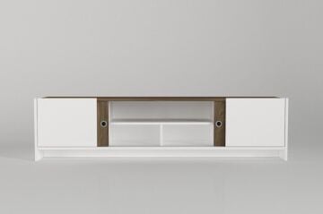 Bonnel Tv Sehpası Beyaz - Ceviz