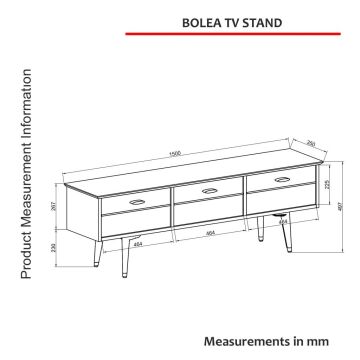 Bolea Tv Stand Senkronsiyah - Bona