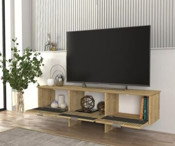 Poleth Tv Stand Safir - Antrasit - Bona