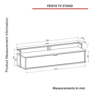 Penta Tv Stand Sepet