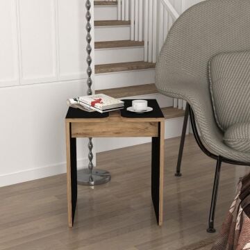 Gieza Yan Sehpa Siyah-Atlantikçam