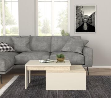 Kolerado Orta Sehpa Kumtaşı - Traverten