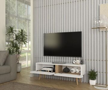 Elody Tv Ünitesi 120 cm Beyaz - Sepet