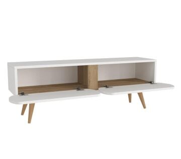 Elody Tv Ünitesi 120 cm Beyaz - Sepet