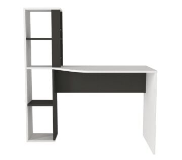 Gemini Çalışma Masası Beyaz - Antrasit