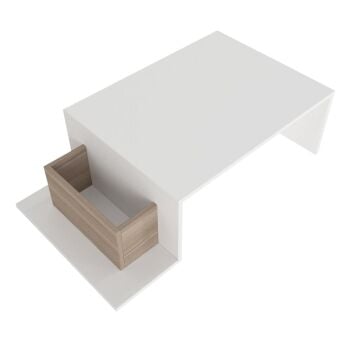 Pot Orta Sehpa Beyaz-Cordoba