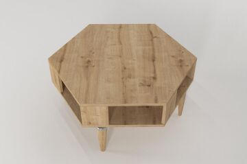 Kipera Geometrik Orta Sehpa Safir