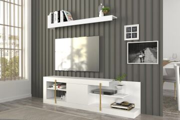 Cascade Tv Ünitesi Beyaz
