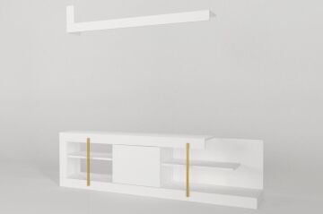 Cascade Tv Ünitesi Beyaz