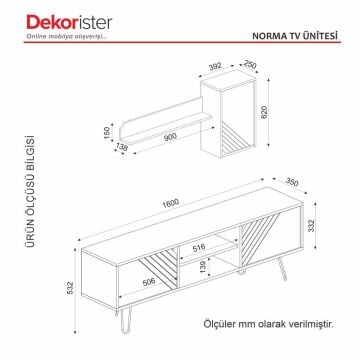 Norma Tv Ünitesi Ceviz