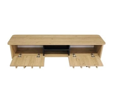 Gemma TV Sehpası Sepet - Siyah