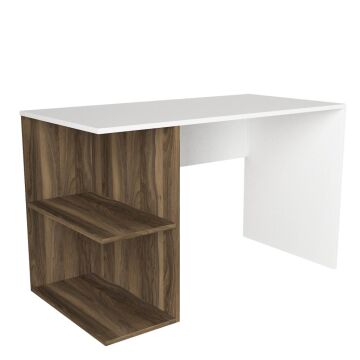 Elegance Çalışma Masası Beyaz-Ceviz