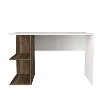 Elegance Çalışma Masası Beyaz-Ceviz